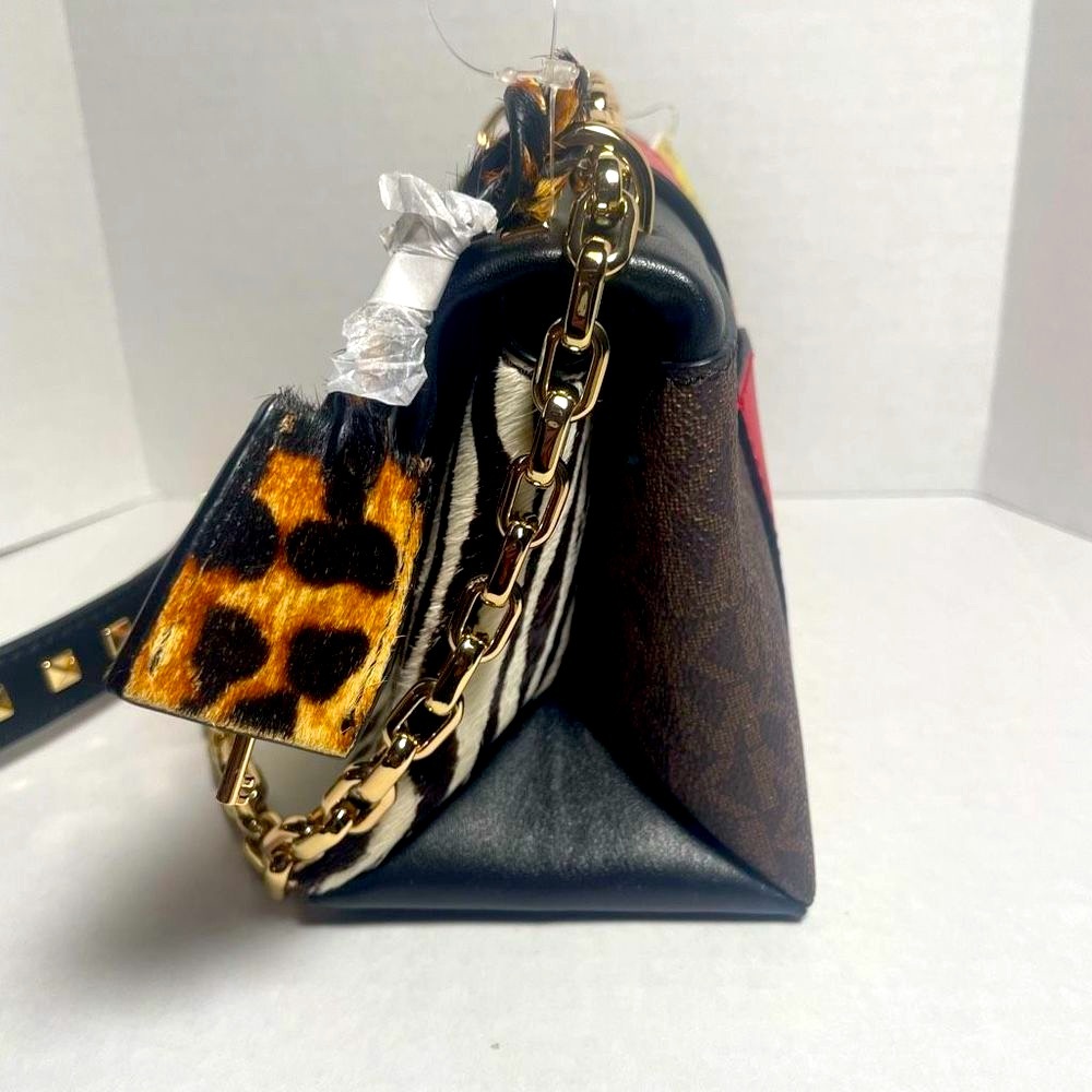 MICHAEL KORS CECE SMALL CALF HAIR $378 BNWT **ORIGINAL OWNER** PRICE VERY FIRM - Picture 2 of 16